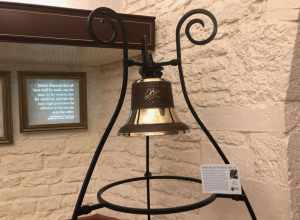 An Ohio Bicentennial Bell in the basement of the Ohio Statehouse in Columbus (Franklin County), Ohio, United States.