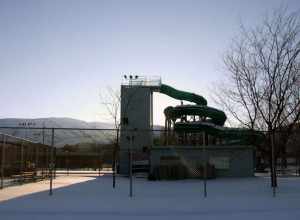 Waterslide at Ross Park