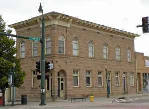 First National Bank of Douglas County (Colorao) on NRHP since April 14, 1995. At 300 Wilcox St. (at 3rd Street),	Castle Rock, Colorado