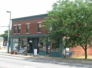 Front of the Charles McCormick Building, located at 526-532 E. Colfax Avenue in South Bend, Indiana, United States.  Built in 1904, it is listed on the National Register of Historic Places.