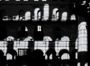 Shadows and light echo in the National Building Museum|Pension Building