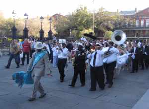 Wedding Second Line, New Orleans.