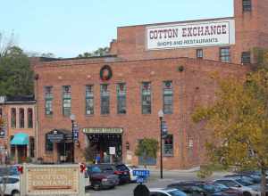 The Cotton Exchange in downtown Wilmington, North Carolina.