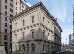 United States Customshouse (Providence, Rhode Island) at the northeast corner at Weybosset and Custom House streets.