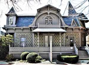 49 Bellevue Avenue in Newport, Rhode Island was built in 1876. {Source: [1])