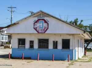 An abandoned shop in Okeene, Oklahoma.