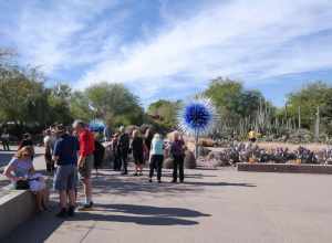 Entering the Desert Botanical Garden in the Phoenix metro area