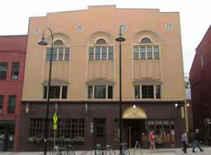 The Park Square Building at 115-19 St. Paul Street between Main and College Streets in Burlington, Vermont was originally built as a commercial building c.1884, and remodeled, receiving a new facade, for the Benevolent Protective Order of Elks Lodge