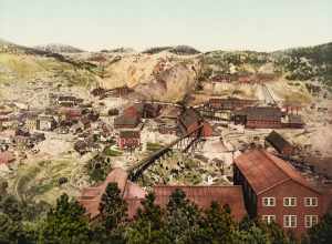 The Homestake Mine, a deep underground gold mine located near Lead, South Dakota.