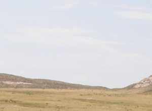 Chimney Rock a landmark along the California, Oregon and Mormon Trails in western Nebraska.