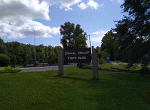 Dismal Swamp State Park sign