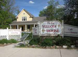 The Big Yellow House in Absarokee, Montana listed on the National Register of Historic Places