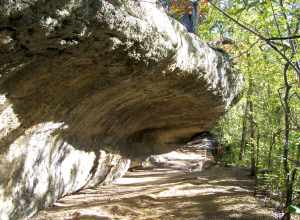 The Smith Rock Shelter located in McKinney Falls State Park, Texas, United States. The site was listed on the National Register of Historic Places on October 1, 1974.