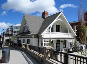 Former Union Pacific Railroad Depot in Park City, Utah. It is a contributing property in the Park City Main Street Historic District.