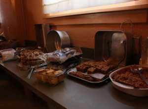 After our picking, we went to the Harvest Hall in Tieton for a community potluck.