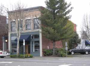 2915 Hewitt Avenue, Everett, Washington, USA. This block of Hewitt is listed on the National Register of Historic Places as Swalwell Block and Adjoining Commercial Buildings.