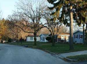 Greendale Historic District in Greendale Wisconsin. National Register of Historic Places.