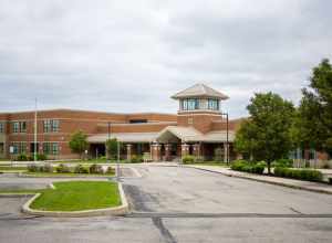 Photo of Monticello Elementary School in Huber Heights, Ohio.