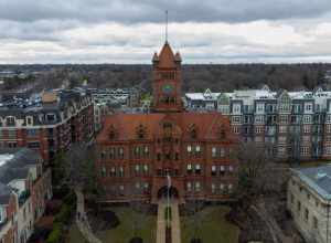 The Old DuPage County Courthouse in Wheaton, IL.