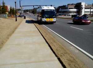 Route 140 Southbound in front of Gwinnett Tech/Avalon