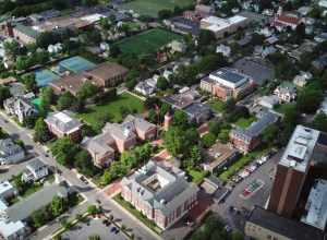 Overhead view of Wyoming Seminary's Campus