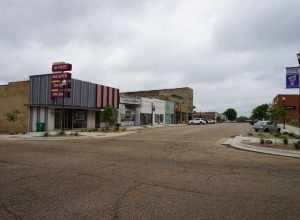 Broad Street in Texarkana, Texas (United States).