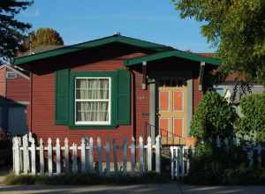 Built in 1925. 304 Laurel Street. Santa Cruz, California, USA