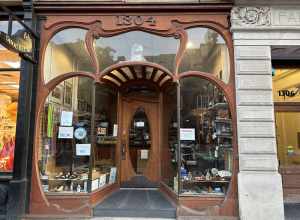1304 Massachusetts Ave, Art Deco store front in Harvard Square, Cambridge, MA. Original home of Gnomon Copy.