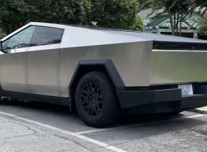 2024 Tesla Cybertruck photographed in Hilton Head Island, South Carolina.