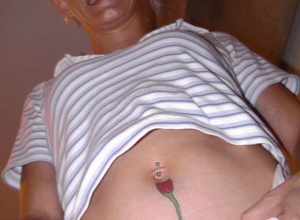 Belly Tattoo and Piercing