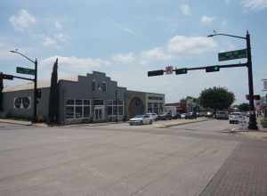 Main Street in Frisco, Texas (United States).