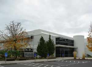 w:Columbia Sportswear's headquarters near Beaverton and Portland, Oregon.