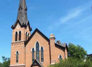 Congregational United Church of Christ in Iowa City, Iowa. It is listed on the National Register of Historic Places.