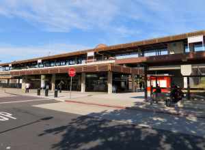 West entrance to Concord station in May 2018