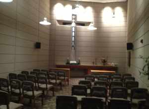 Image of the Firestone Chapel at the United Methodist Church of the Resurrection in Leawood, Kansas.