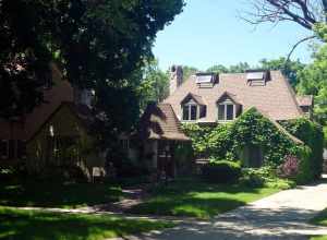 The Pearl C. Norton House in Wauwatosa, Wisconsin (United States).